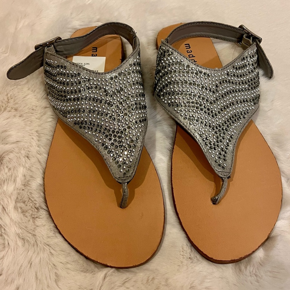 NWT Madden Girl beaded Sandals (Size 6.5)